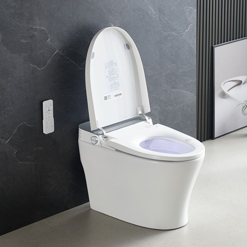 Stylish Streamline Toilet With Light