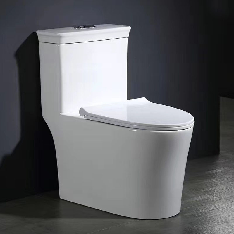 Elongated Full Skirted Trapway Toilet