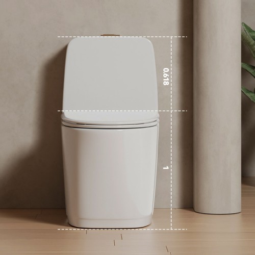 Compact Corner Toilet for Small Bathroom 