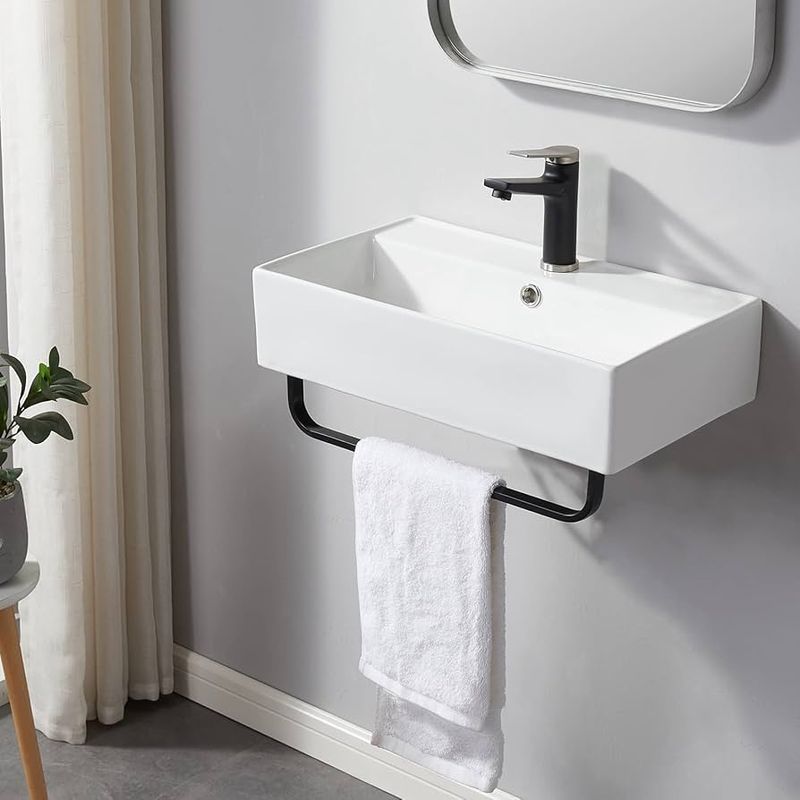 wall mount sink height