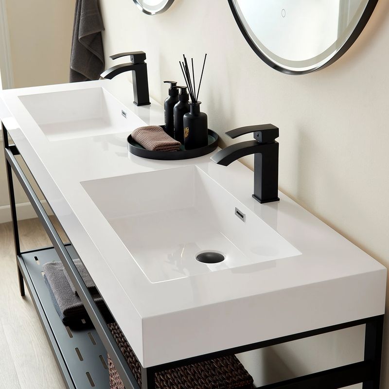 composite granite bathroom sinks