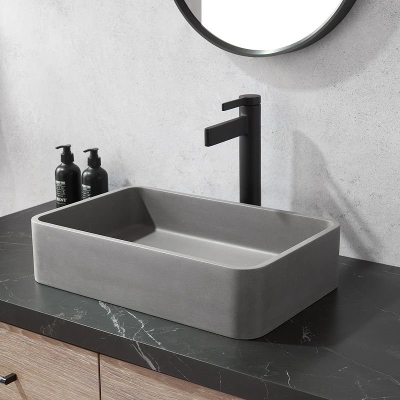 concrete bathroom sinks