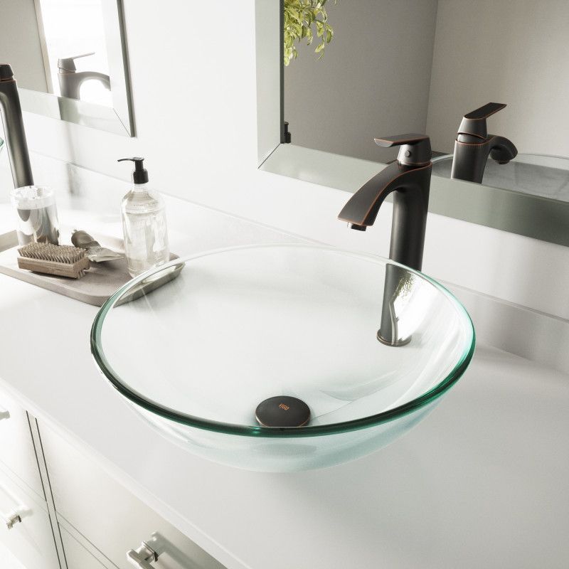 glass bathroom sinks