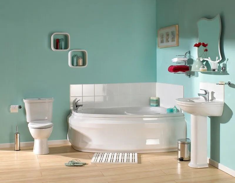 corner bathtub