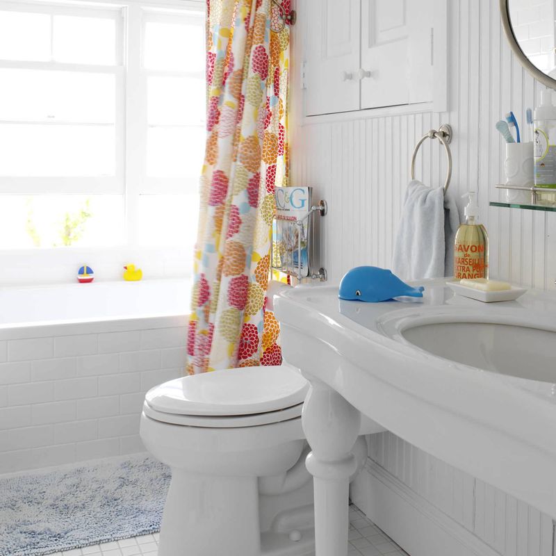 small bathroom with wooden wall panels