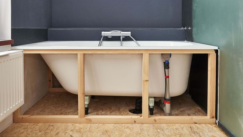 install a bathtub