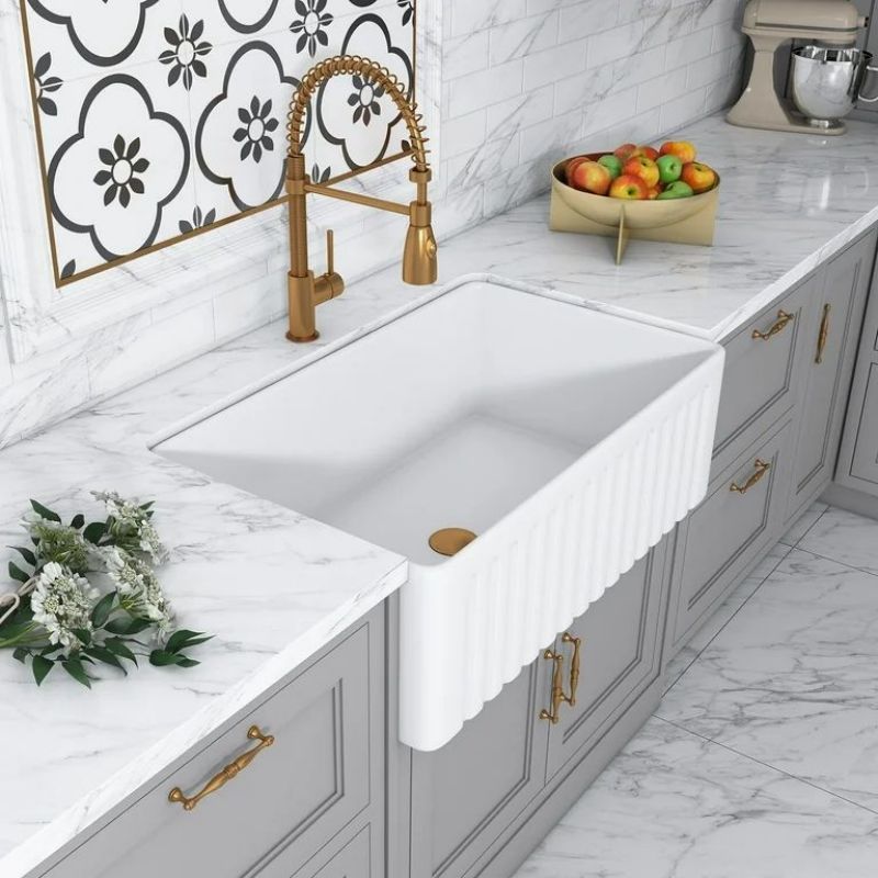 Vitreous China Kitchen Sinks