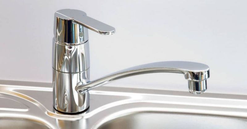 clean stainless steel faucet