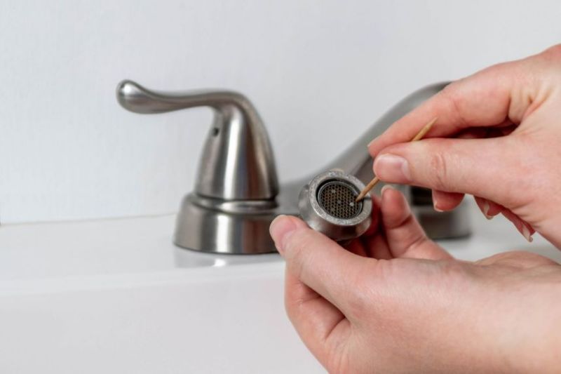 how to clean a faucet aerator