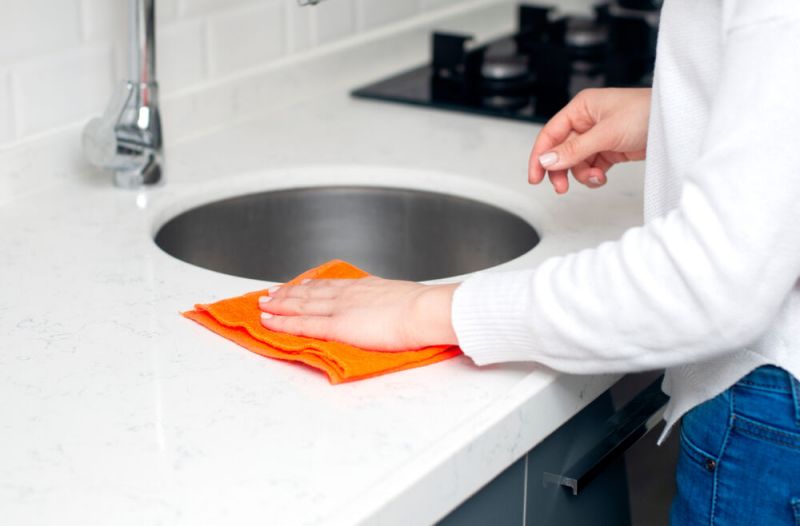 how to clean a marble sink