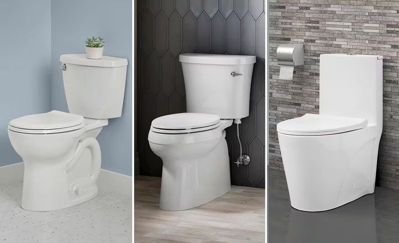 different toilet types