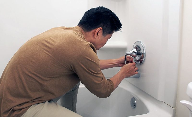 reassemble the bathtub faucet