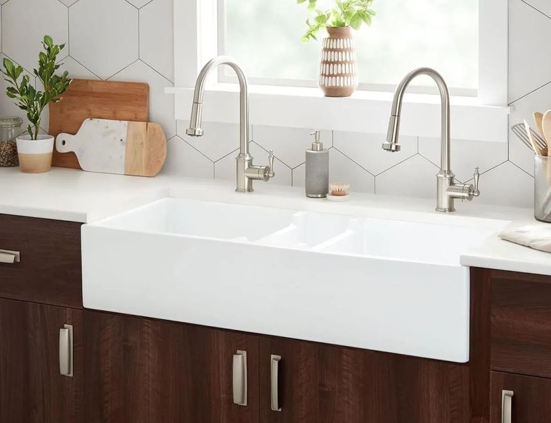 signature hardware kitchen sinks