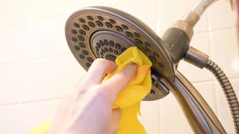 clean the showerhead