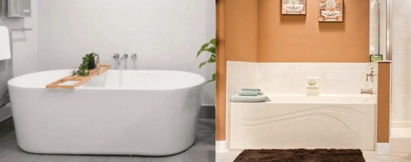 best material for soaking tub