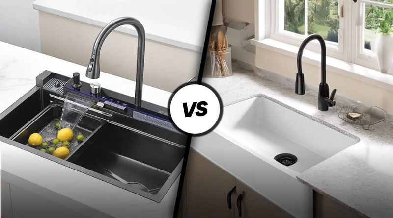 quartz sink vs stainless steel