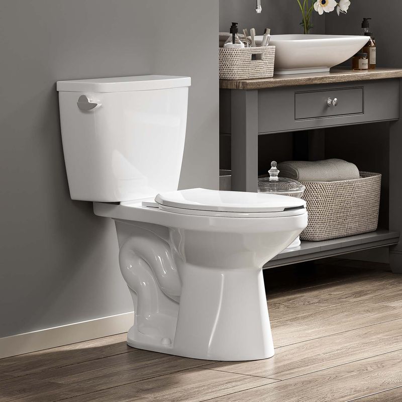 non skirted toilet