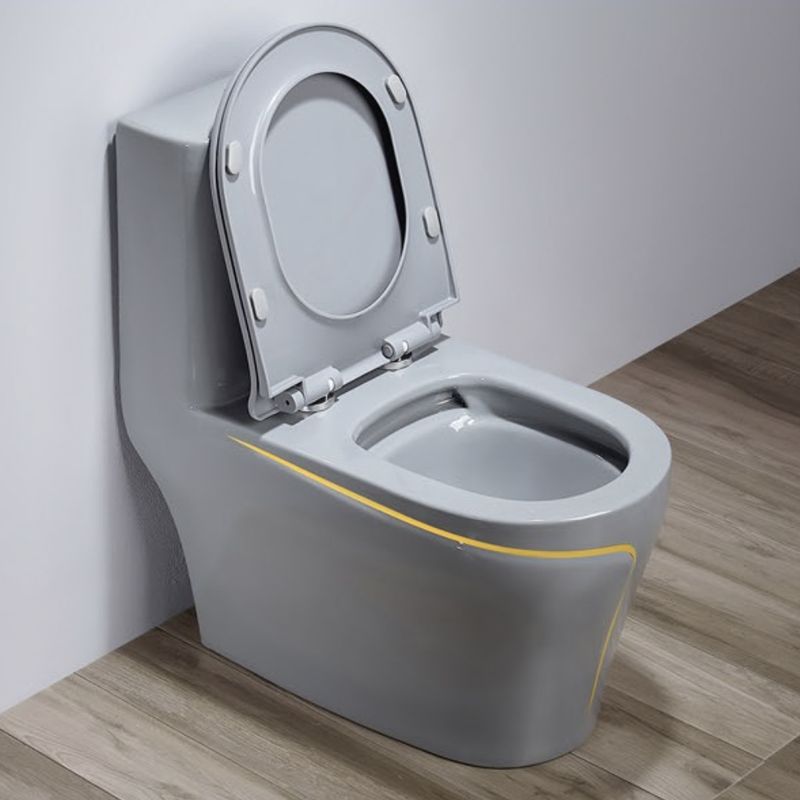 grey toilet