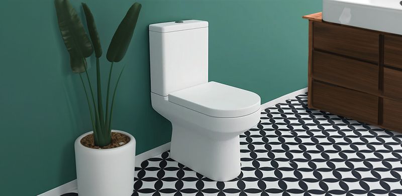 white toilet