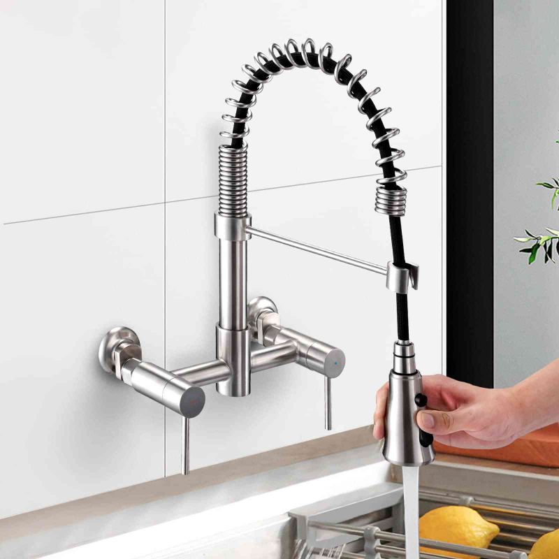 wall mount kitchen faucet