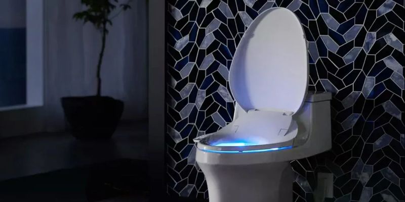 toilet seat with night-lights