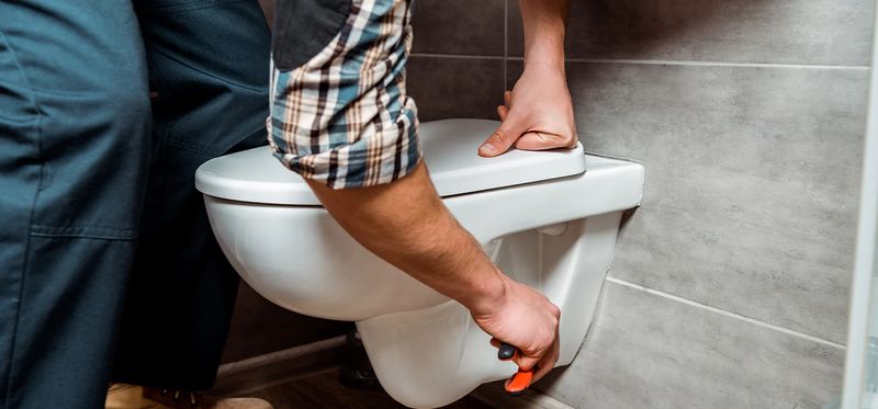 how to install a rimless toilet