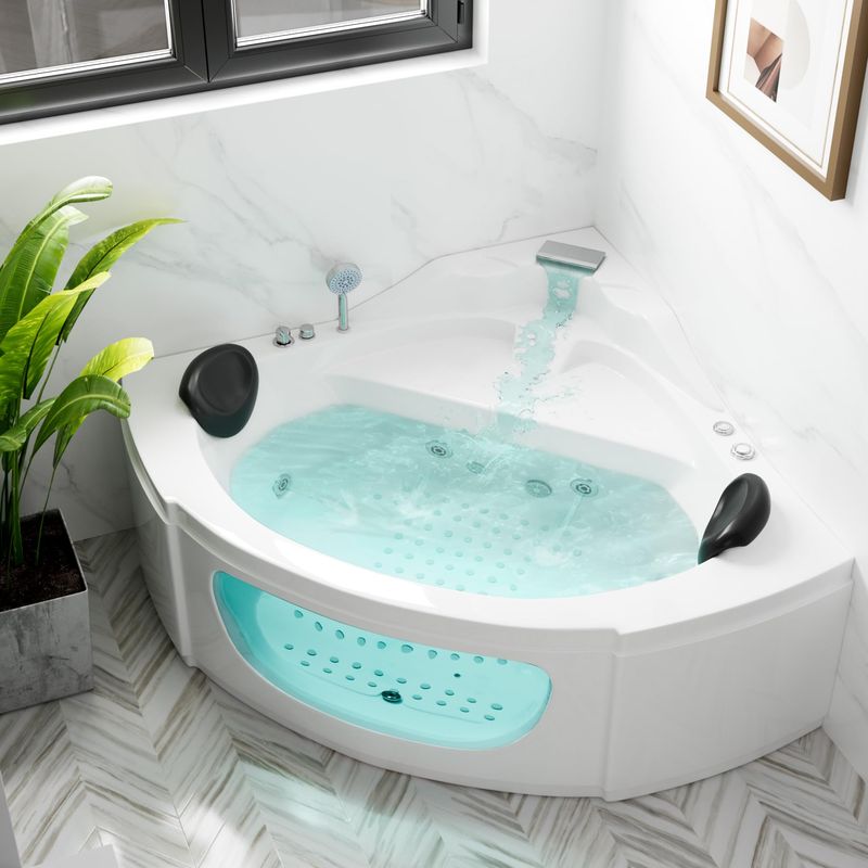 Corner Whirlpool Tub