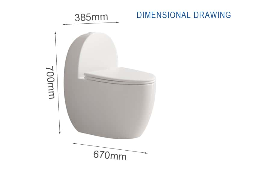 Toilet Bowl Dimensions