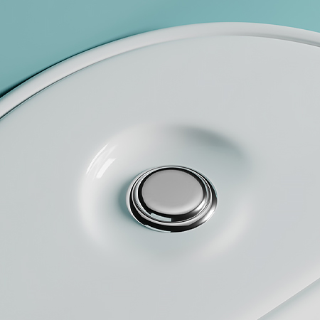 One-Touch Water-Saving Flush