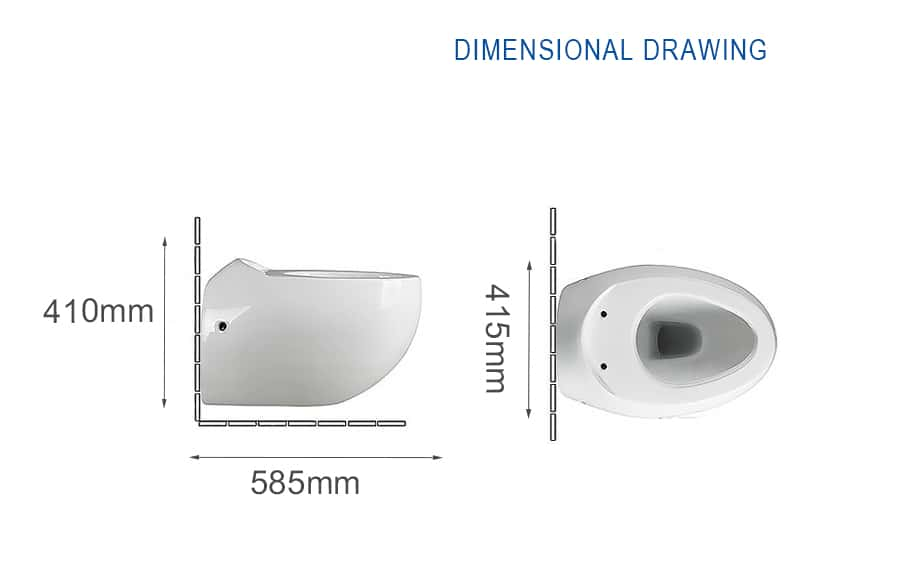 Toilet Bowl Dimensions