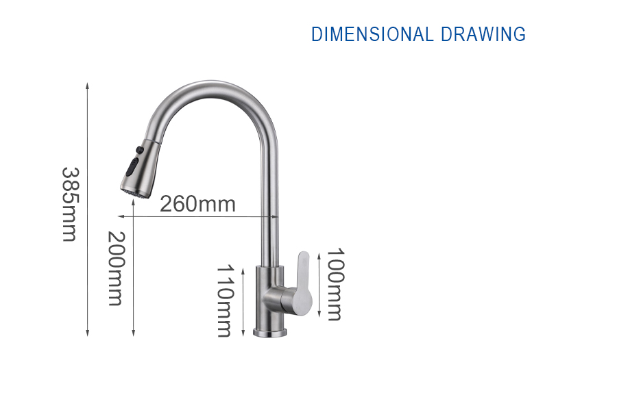 Kitchen Faucet Dimensions