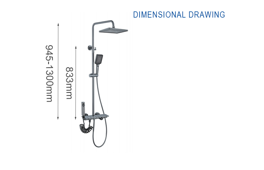 Shower Column Dimensions