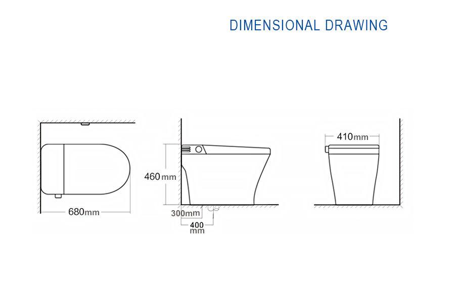 Toilet Bowl Dimensions