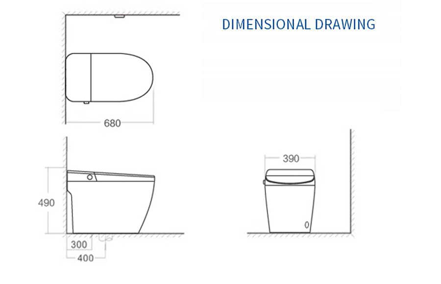 Toilet Bowl Dimensions