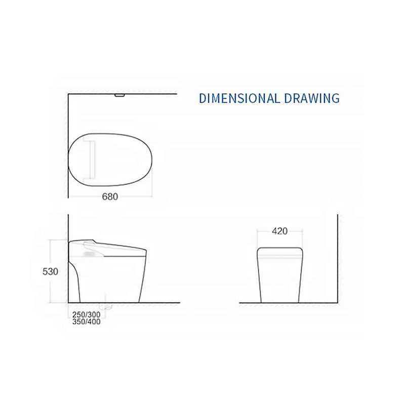 Toilet Bowl Dimensions